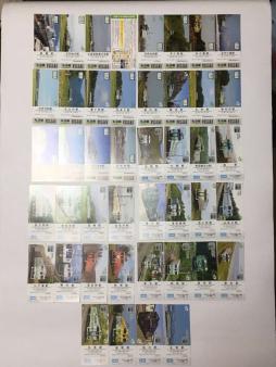 数量⑨ フルコンプ 北の40 & 札沼線 記念入場券【 北の40 ２４駅+札沼線１９駅 】キハ40：札沼線・４３枚セット・JR北海道