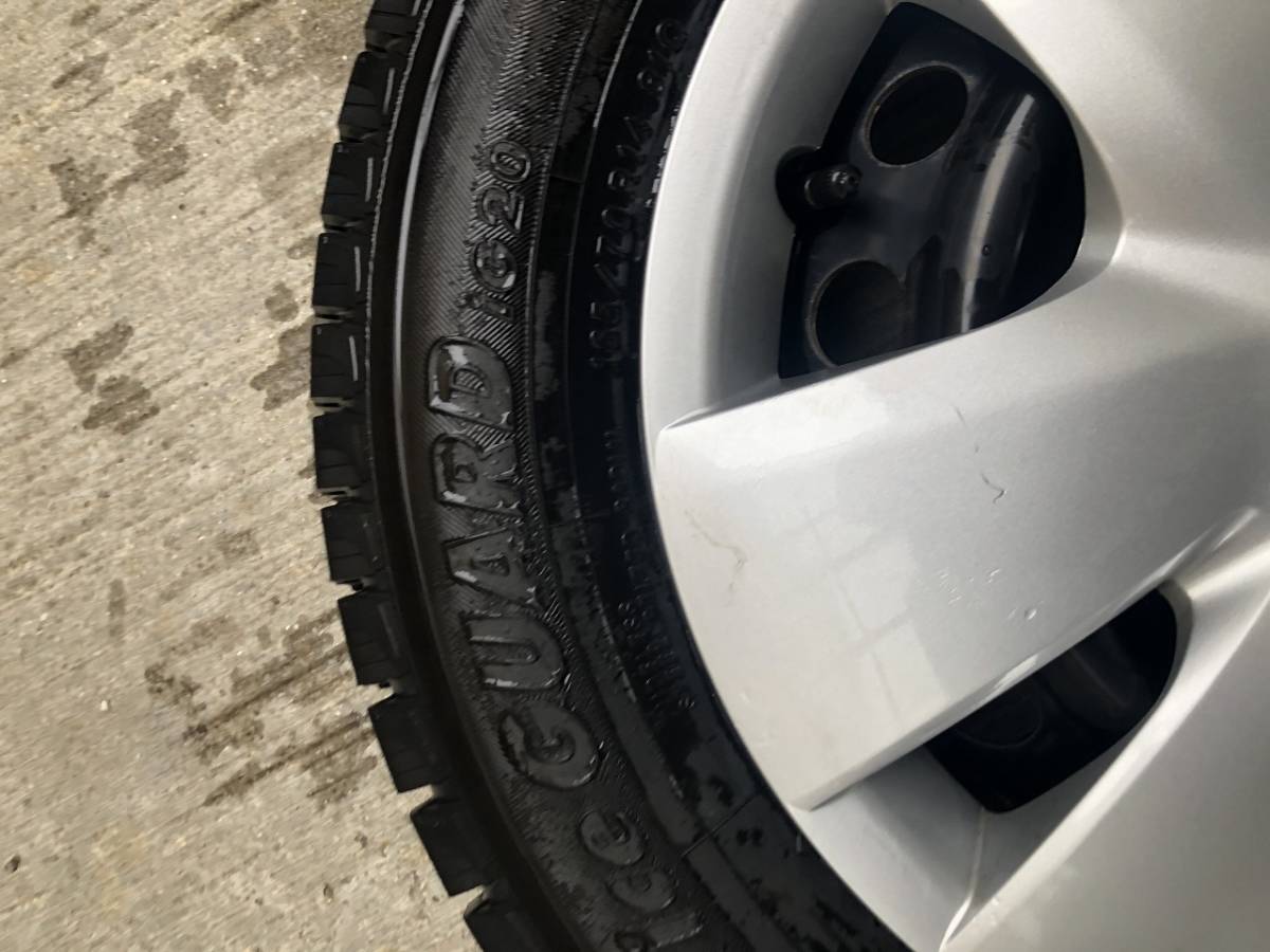 TOYOTA トヨタ ビイッツ 純正 スチール 鉄 ホイール PCD100 5J スタッドレス 165/70R14 ヴィッツ bB ポルテ シエンタ パッソ 等に_6