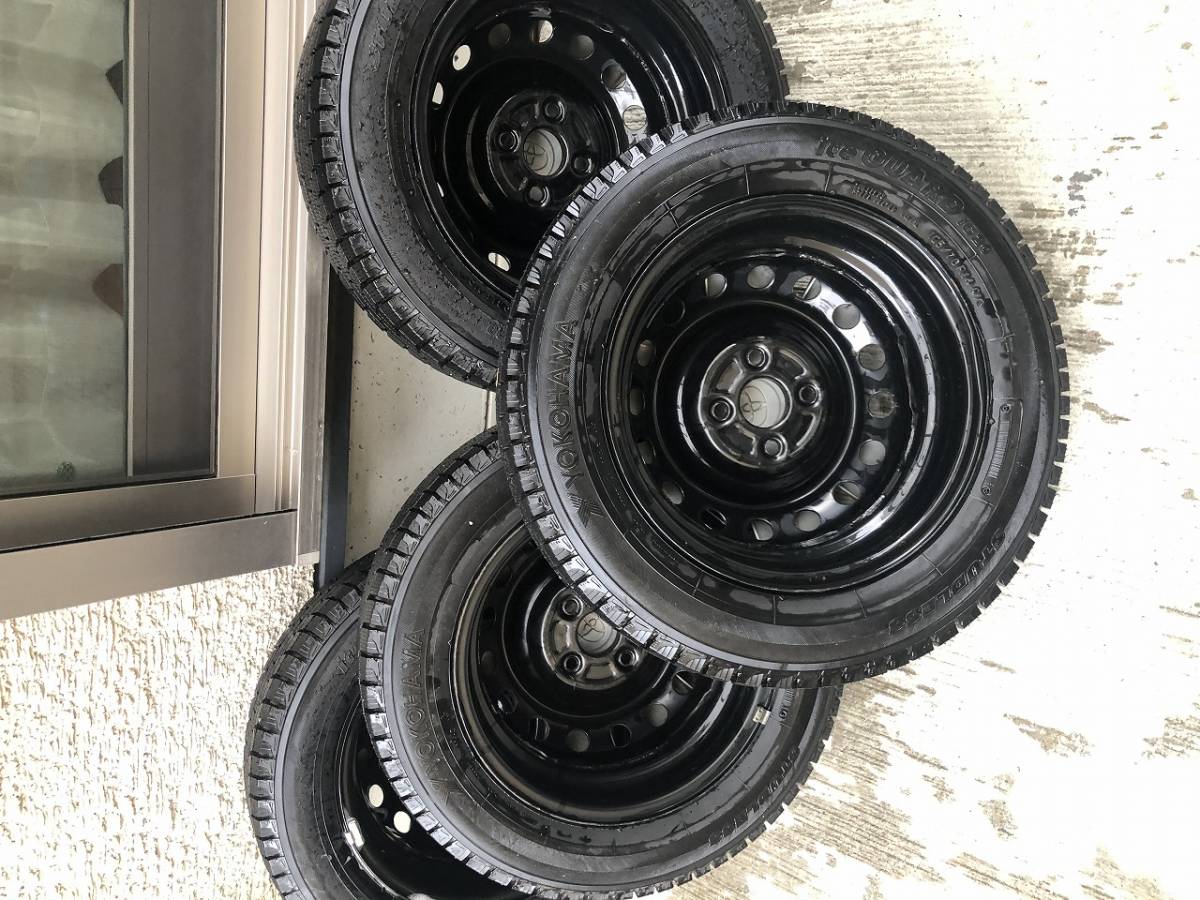 TOYOTA トヨタ ビイッツ 純正 スチール 鉄 ホイール PCD100 5J スタッドレス 165/70R14 ヴィッツ bB ポルテ シエンタ パッソ 等に_9