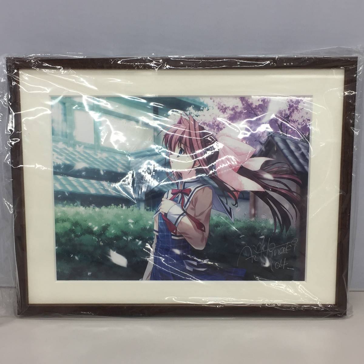 □D.C.Ⅱ ダ・カーポⅡ 朝倉音姫 直筆サイン入り 額装複製原画 ひな