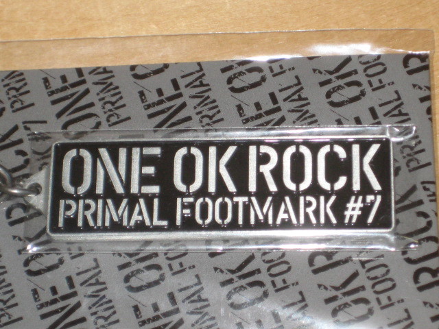 ONE OK ROCK ワンオク PRIMAL FOOTMARK ＃7 先行予約特典キーホルダー_3