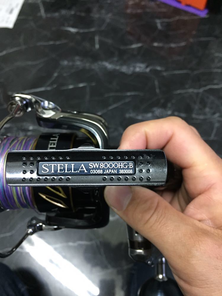 シマノ 13 ステラ SW 8000 HG 2019.3.20 オーバーホール済み ジギング