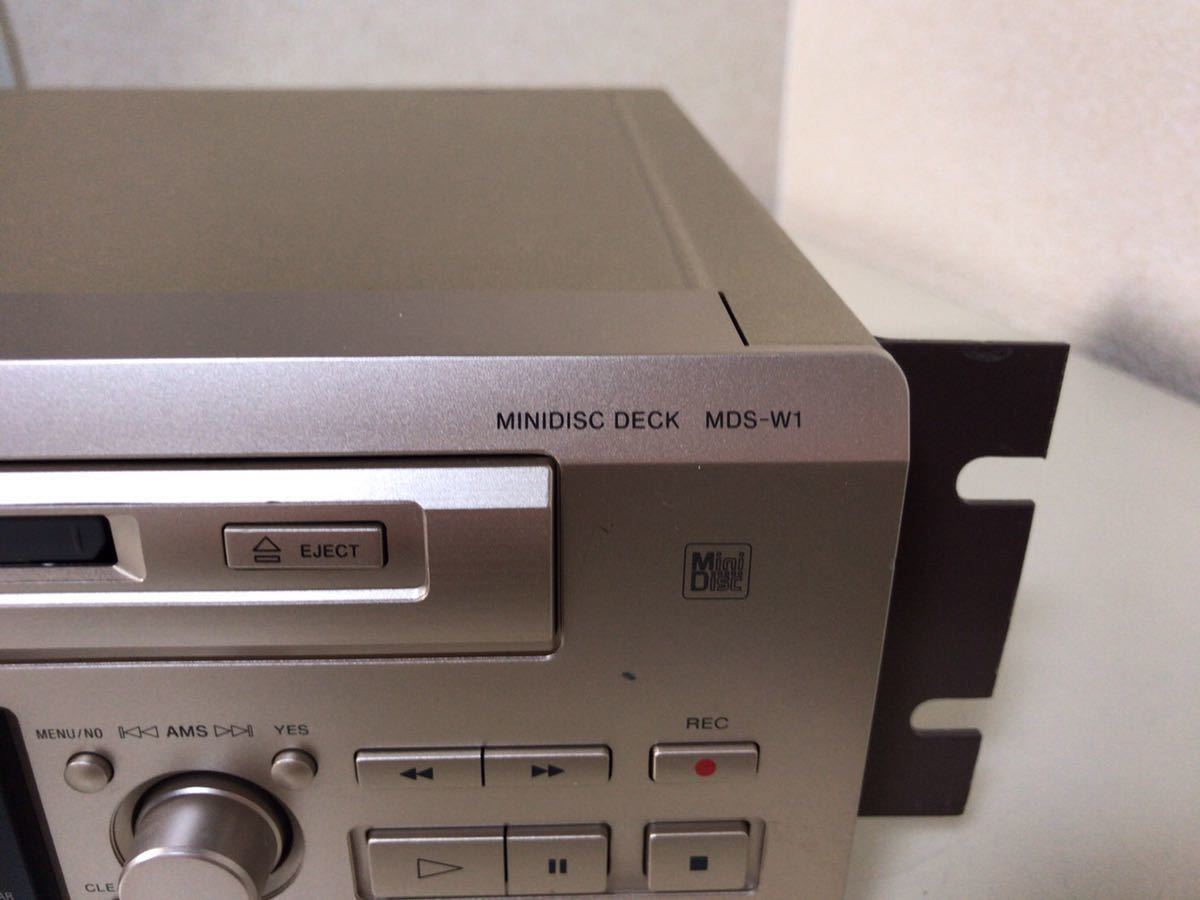 SONY ダブルMDデッキ MDS-W1 ジャンク品 【公式通販】