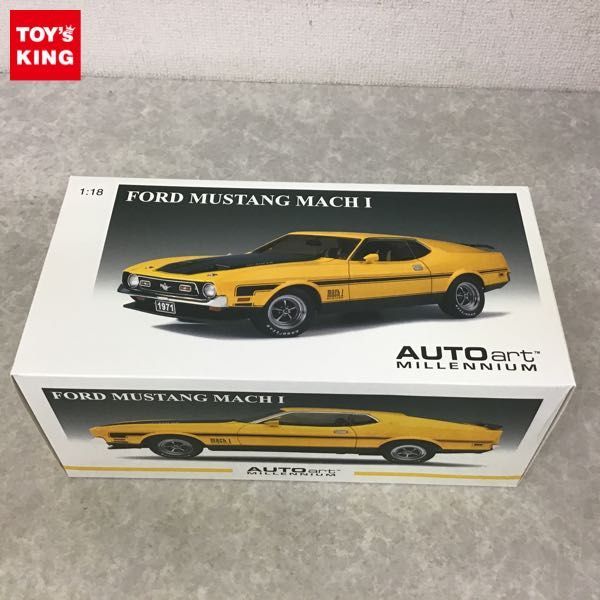オートアート1⁄18 FORD MUSTANG MACH I BLACK 1⁄18 Autoart 2003