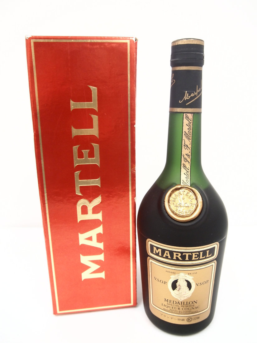 新品，高品質 MARTELL VSOP MEDAILLON マーテル VSOP メダイヨン 特級 コニャック ブランデー 古酒 未開栓 14287HC4(マーテル)｜売買されたオークション情報、yahooの商品情報をアーカイブ公開 - オークファン コニャック