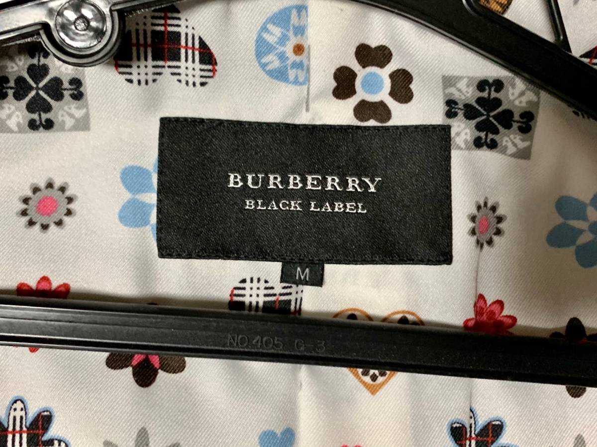 BURBERRY ベロア BLACK LABEL バーバリーブラックレーベル テーラード