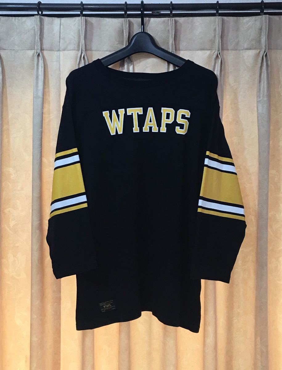 WTAPS (ダブルタップス)15SS 15SS - W)taps ロゴフットボール7分袖T 03 