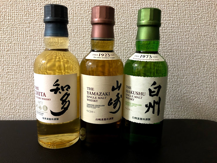 新品，低価 山崎／白州／知多 180ml 3本セット(日本)｜売買されたオークション情報、yahooの商品情報をアーカイブ公開 - オークファン 日本