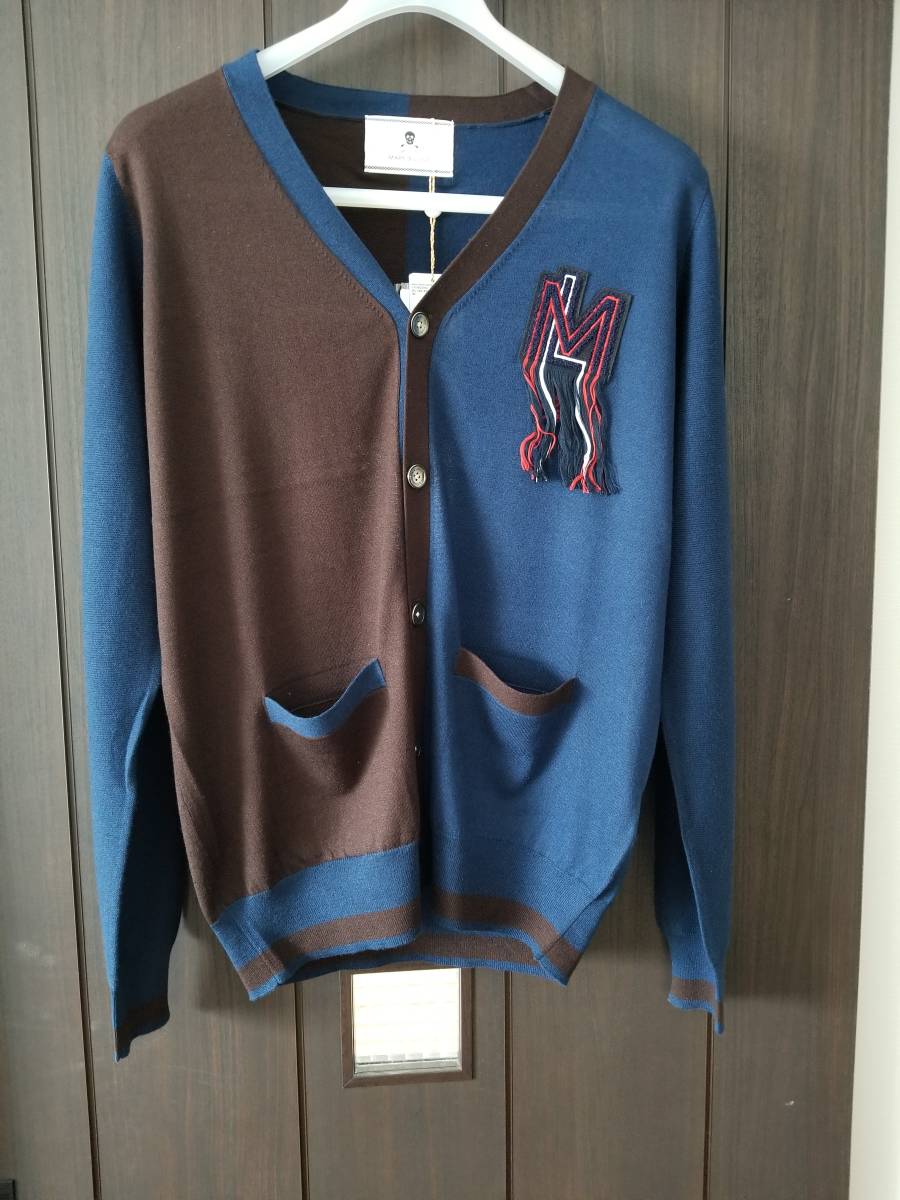マークアンドロナ MARK&amp;LONA ニットカーディガン Vネック ウール混 スカル - 美品マークアンドロナ カシミアカーディガン DeuceCashmere 星 イエロー×白 カーディガン&frasl;ボレロを使った「マークアンドロナ(MARK&amp;LONA)」のメンズ イエロー マークアンドロナ（セーター｜メンズウェア）：ウェア LONA｜マークアンドロナ（メンズ）のカーディガン&frasl;ボレロ（無地
