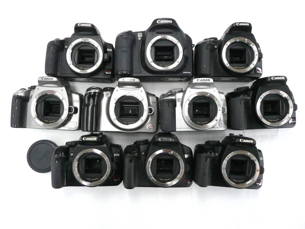 Canon EOS X3 Kiss ジャンク品 一眼レフカメラ 望遠レンズ付 kiss