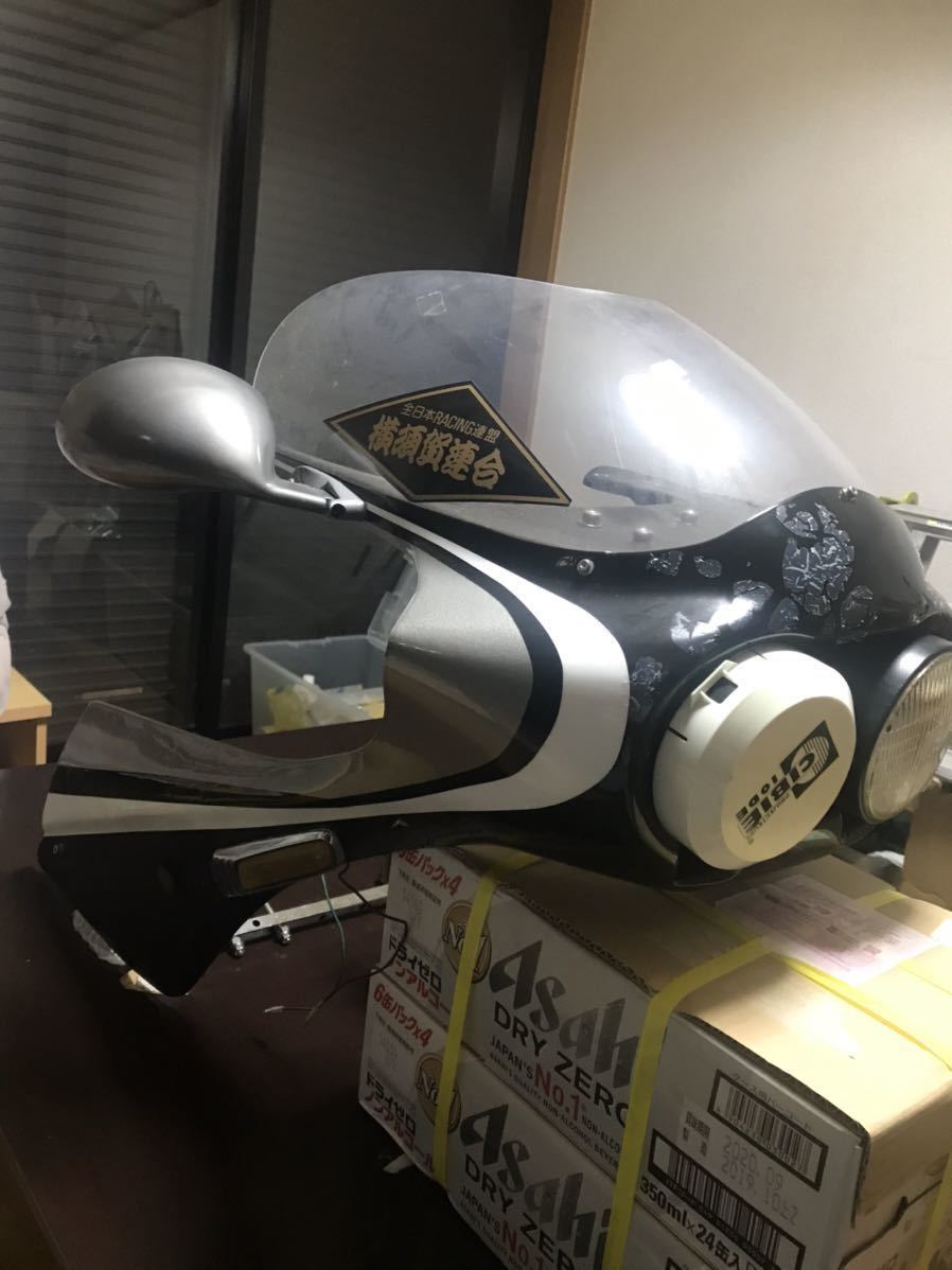 国内製品 汎用 ロケットカウル デュアル CBX GS GSX CBR FX ロング