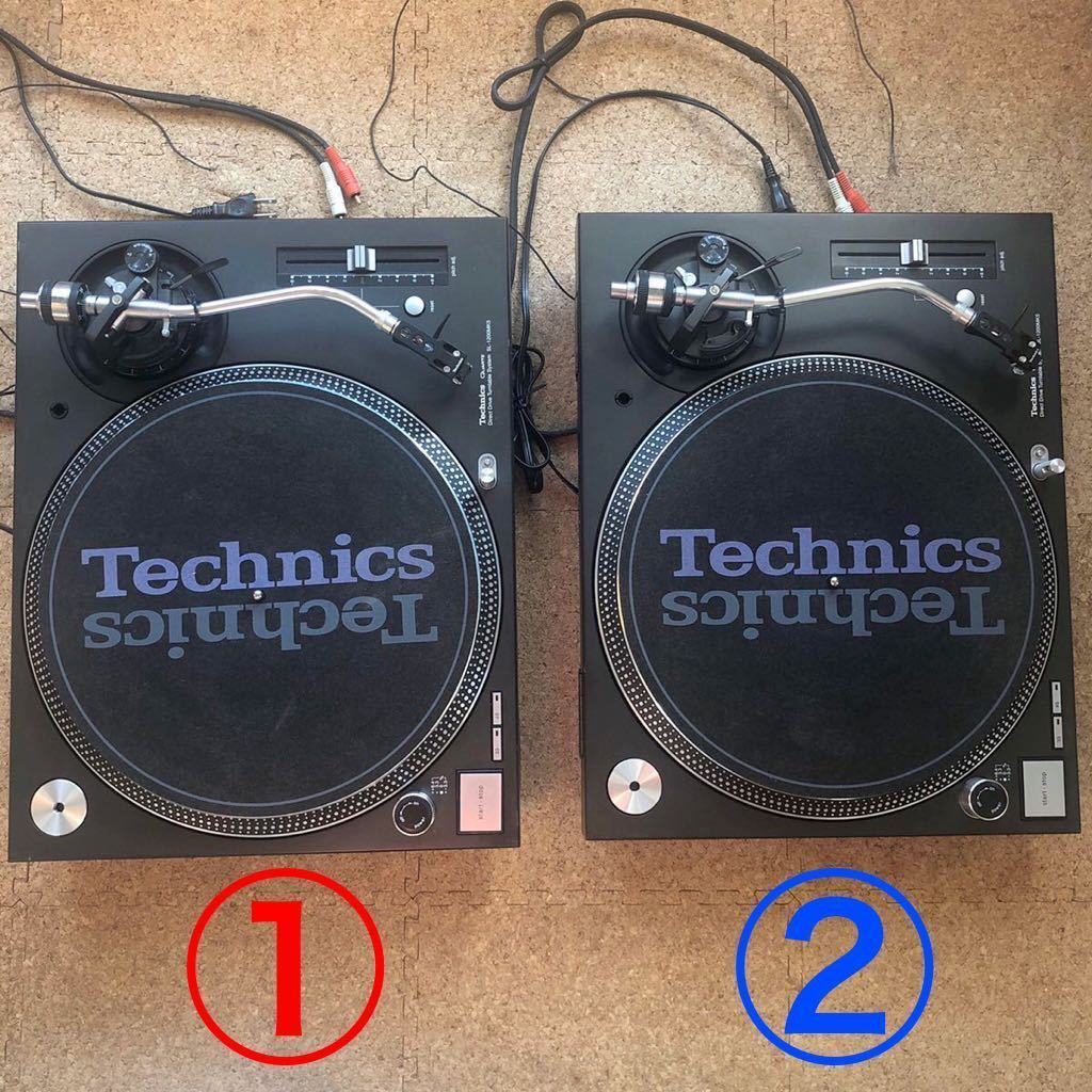 TECHNICS テクニクス ターンテーブル レコードプレーヤー SL-1200MK5 カートリッジ・カバー付き 2機1セット