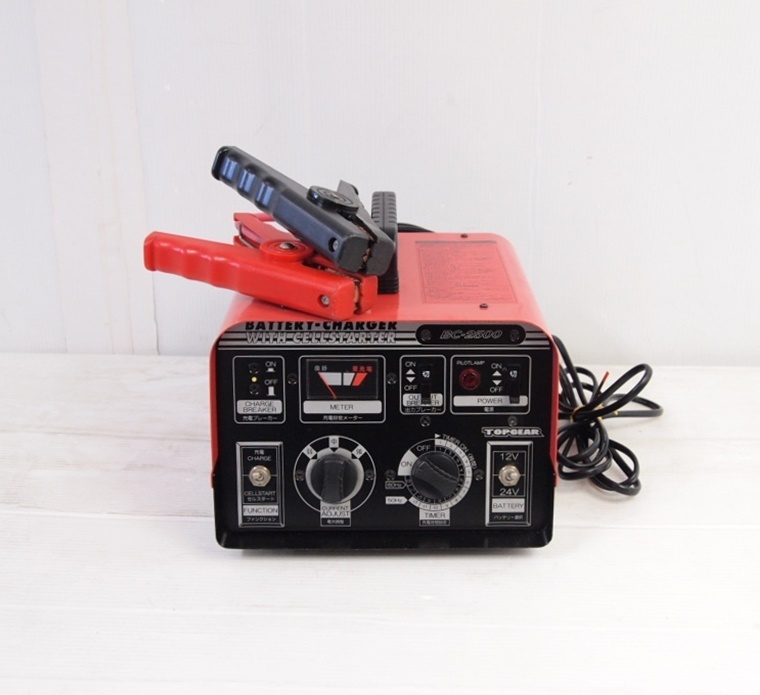 サンヨーテクニカ TOPGEAR BC-2500 セルスタート&バッテリー充電器 BC-2500 セル バッテリー充電器 サンヨーテクニカ TOPGEAR | - セル