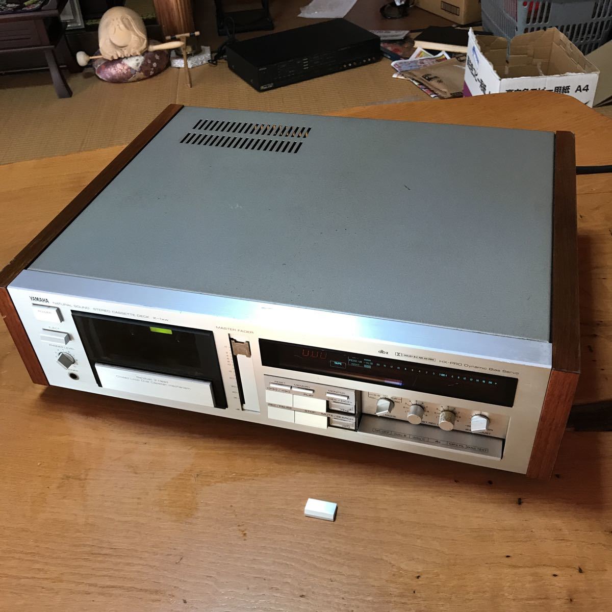 ヤマハ ナチュラルサウンドステレオカセットデッキ K-1xw ジャンク