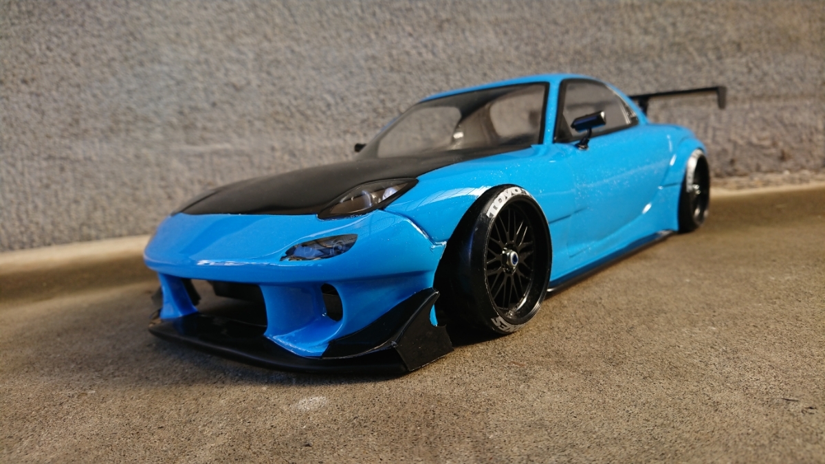 マツダ 1⁄10 RX-7 FD3S RE雨宮 ヨコモ ラジコン ボディ rx-7 re雨宮