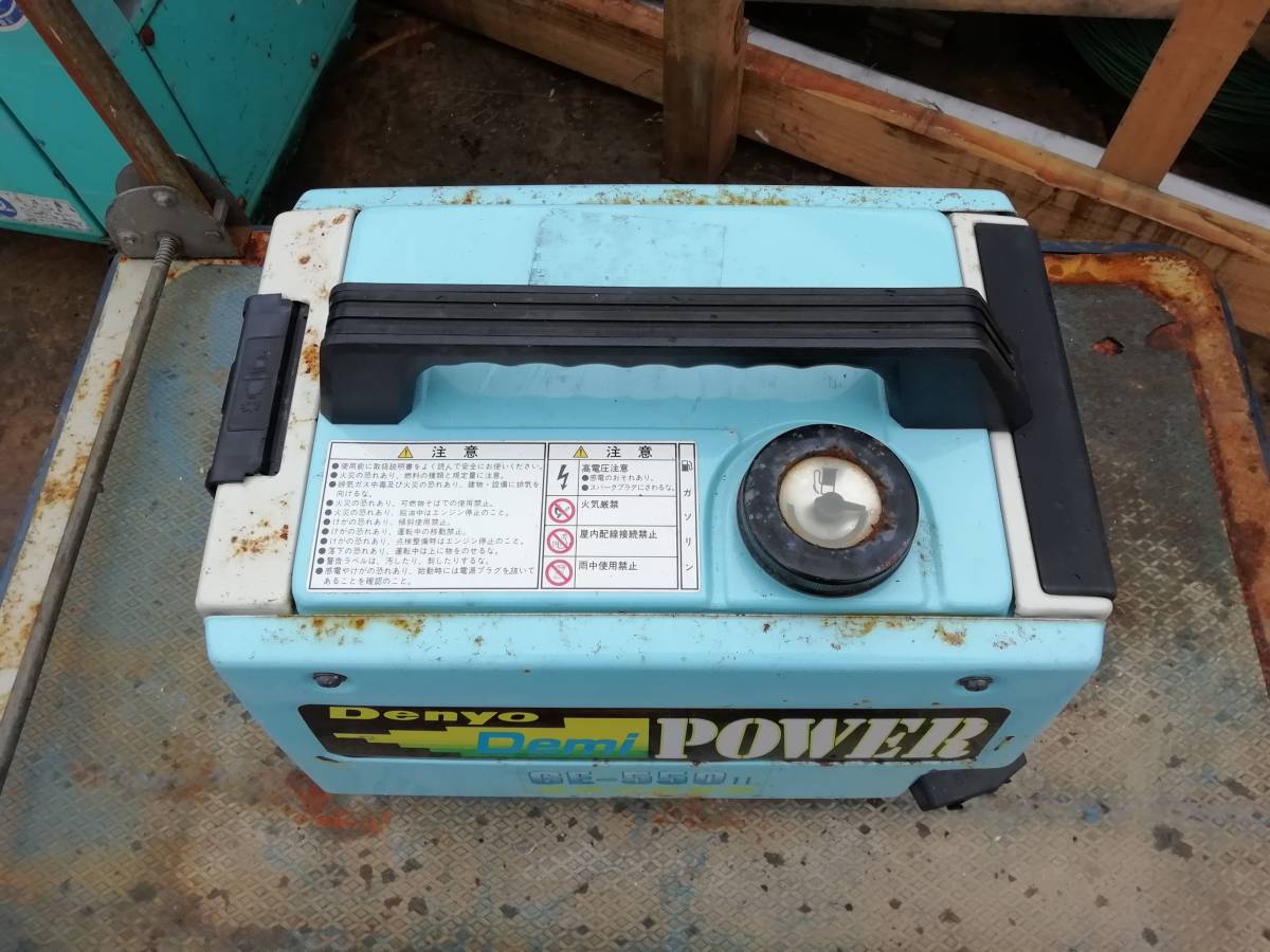 デンヨー Denyo GE-550II 携帯用 発電機 Demi POWER ◇ジャンク