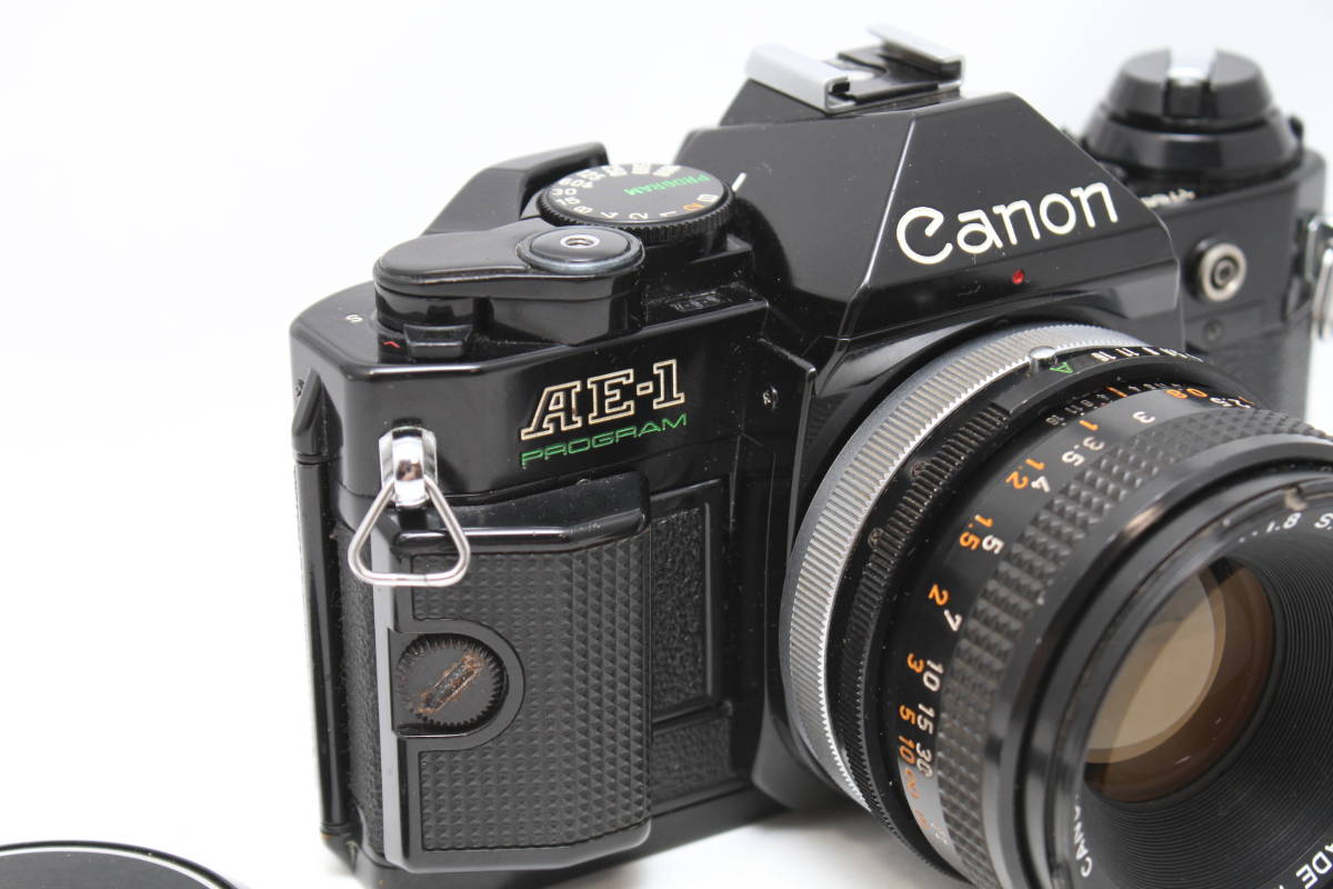 シャッター/露出計OK】Canon AE-1 PROGRAM レンズセット Canon FD 50mm
