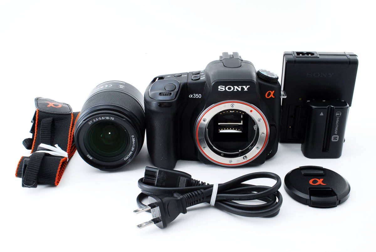 SONY α350 ソニー DT DSLR-A350 デジタル一眼レフ レンズキット ボディ 