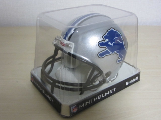 お得，定番 Riddell リデル NFL ミニ レプリカ ヘルメット デトロイト ライオンズ(記念グッズ)｜売買されたオークション情報、yahooの商品情報をアーカイブ公開 - オークファン 記念グッズ