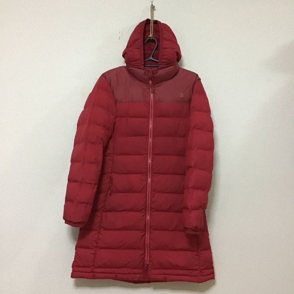 ノースフェイス ダウンコート レディースMサイズ 本物 正規品 レッド 