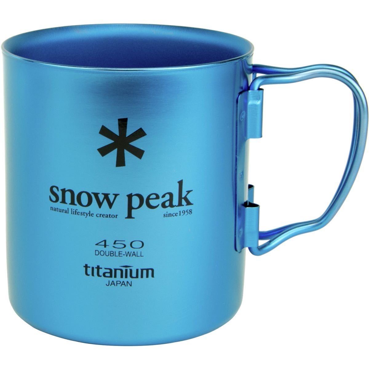 全国無料，セール スノーピーク チタン ダブル マグ 450 ブルー 海外正規品 SnowPeak Mug 日本製(カップ)｜売買されたオークション情報、yahooの商品情報をアーカイブ公開 - オークファン カップ