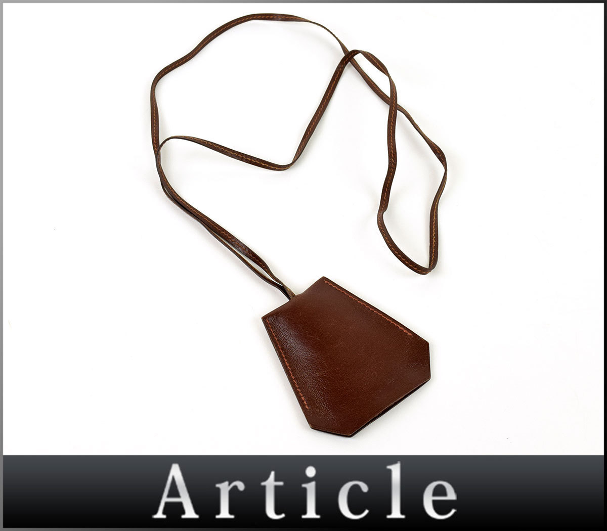 81032◇ HERMES エルメス/ クロシェット バッグチャーム キーリング