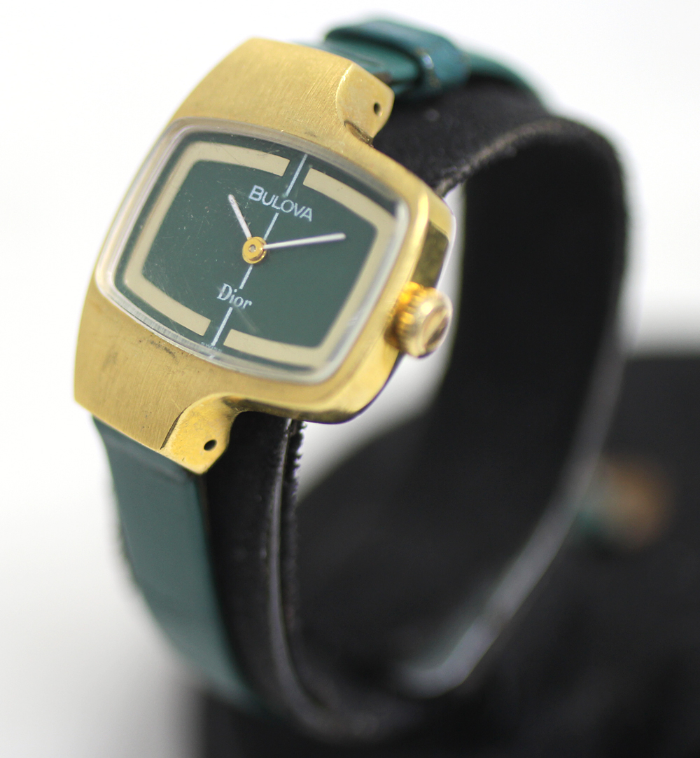 1円～【BULOVA×DIOR】クリスチャンディオール×ブローバ 手巻き