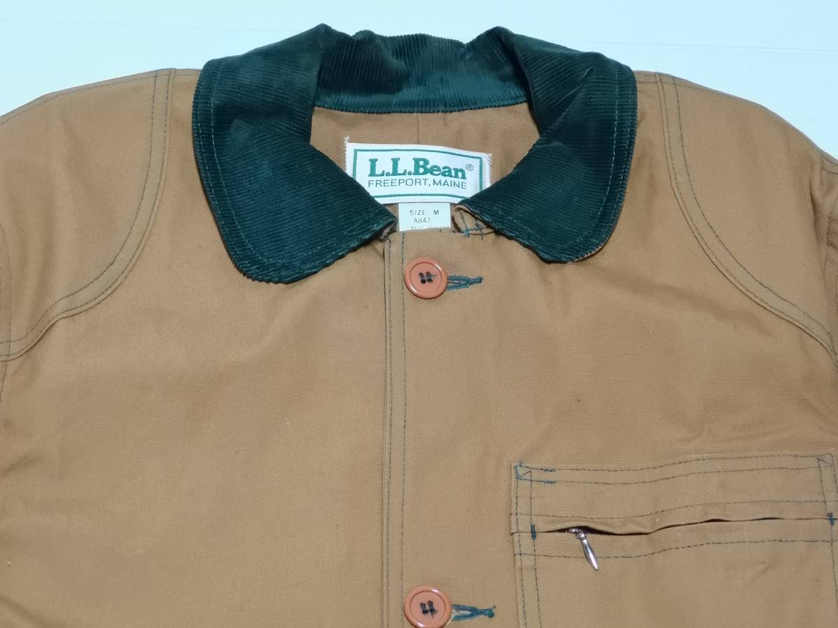  タグ付き 80's L.L.Bean エルエルビーン ブラウンダック ハンティングジャケット 米国製 M(男性用)｜売買されたオークション情報、yahooの商品情報をアーカイブ公開 - オークファン 男性用
