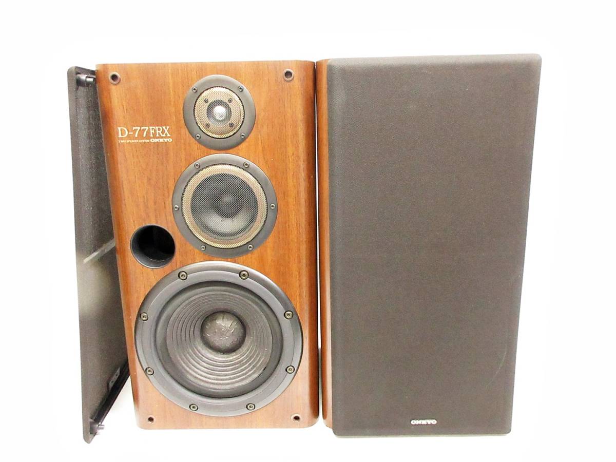 ONKYO オンキヨー D-77FRX スピーカー ペア 訳あり ONKYO D-77FRX