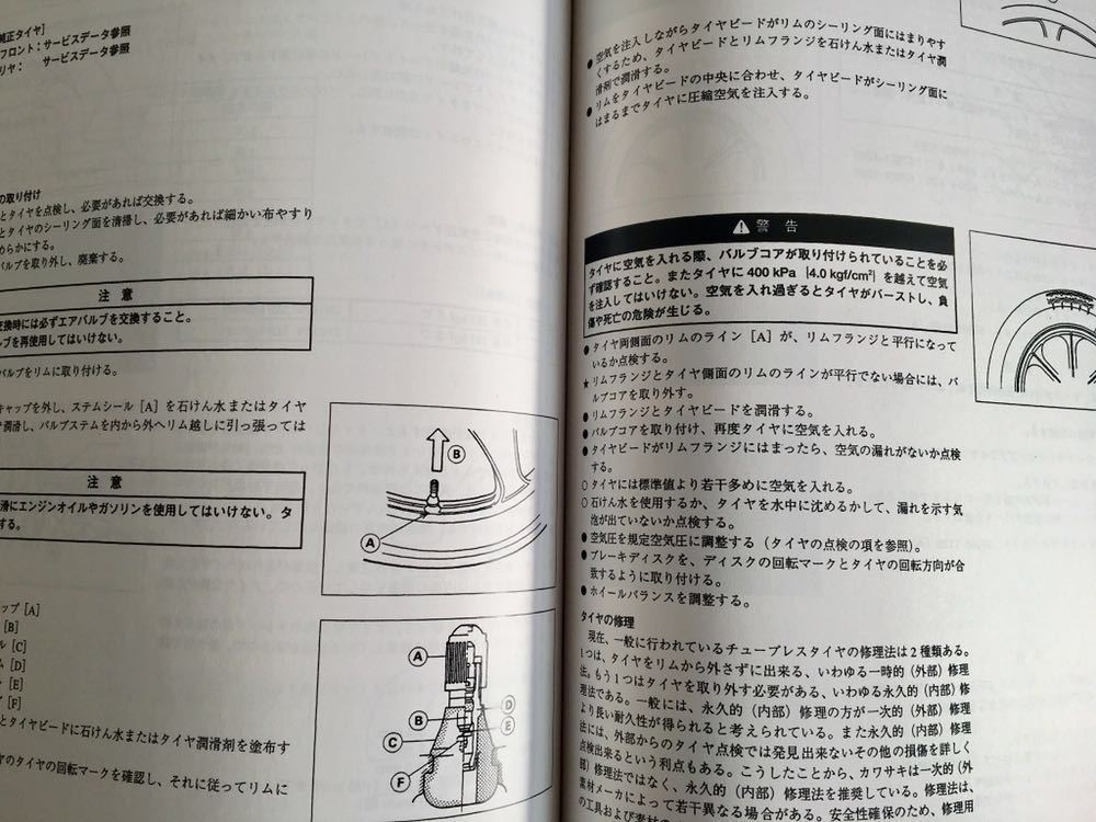 ZX-11 D型 ☆ZZR1100☆サービスマニュアル カワサキ 日本語版 - Ninja
