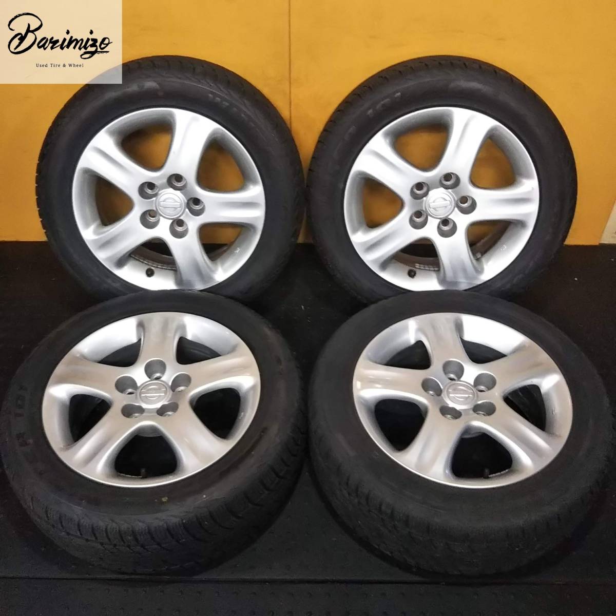 日産 シルビア S/5 純正 205/55R16 6.5J+45 PCD114.3 ティーノ 