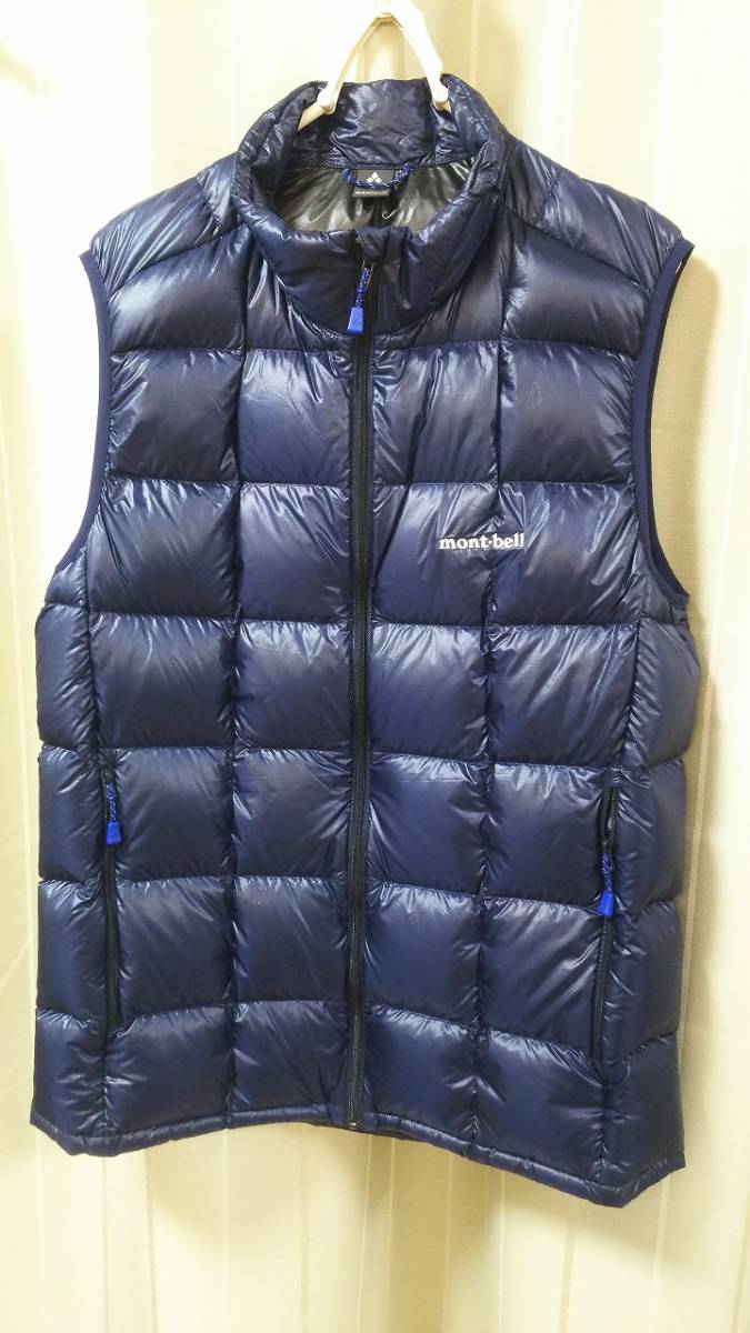 モンベル スペリオダウンベスト Men's Mサイズ カラー：インディゴ