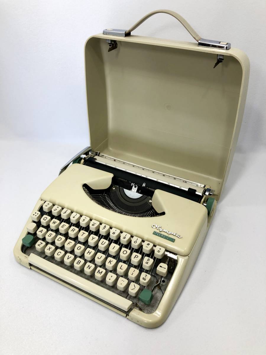 【 OLYMPIA 】 SPLENDID 33 タイプライター 動作品 オリムピア_1