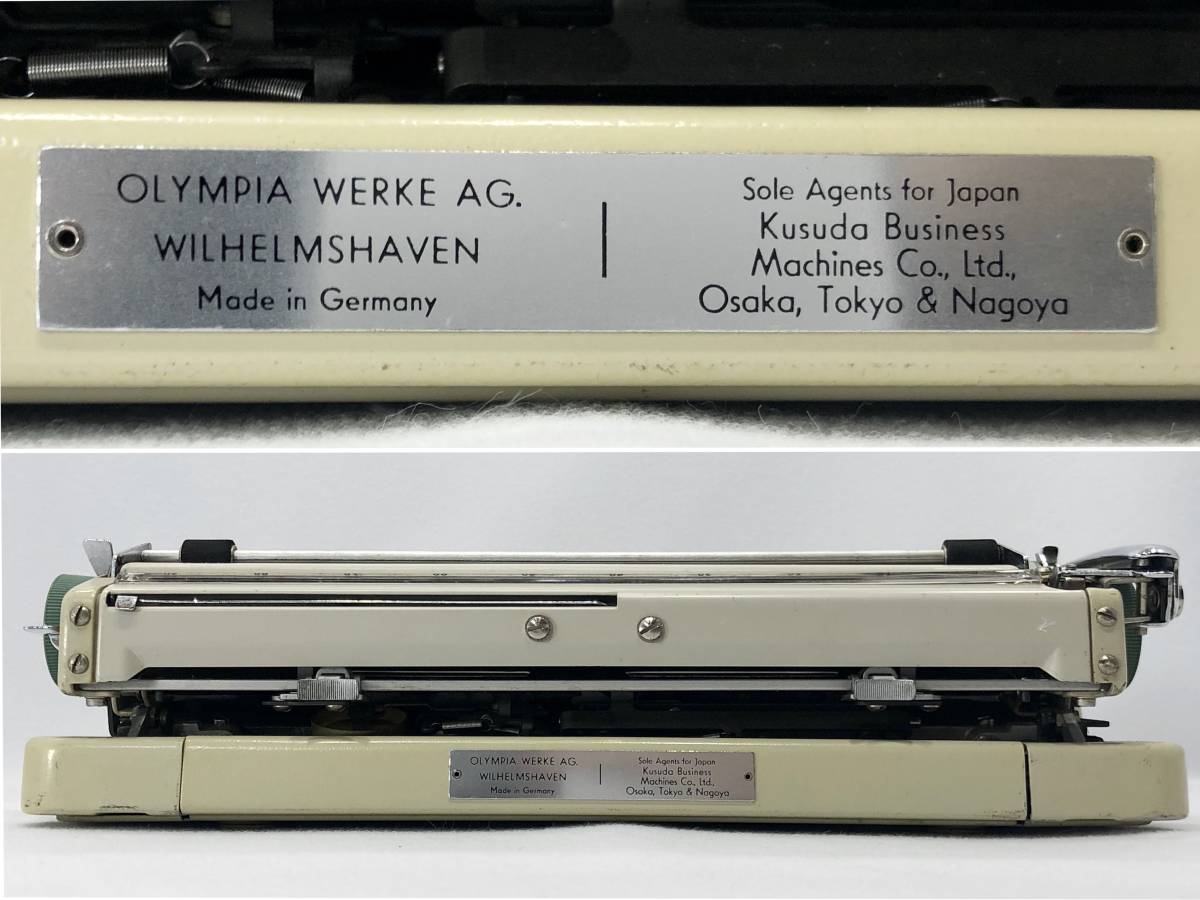 【 OLYMPIA 】 SPLENDID 33 タイプライター 動作品 オリムピア_6