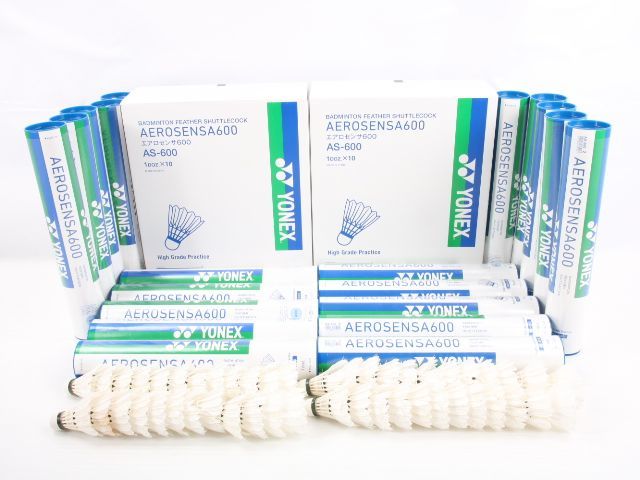  127/ YONEX ヨネックス エアロセンサ600 AS-600 シャトル 2ダース 240球 ジャンク(シャトル)｜売買されたオークション情報、yahooの商品情報をアーカイブ公開 - オークファン シャトル