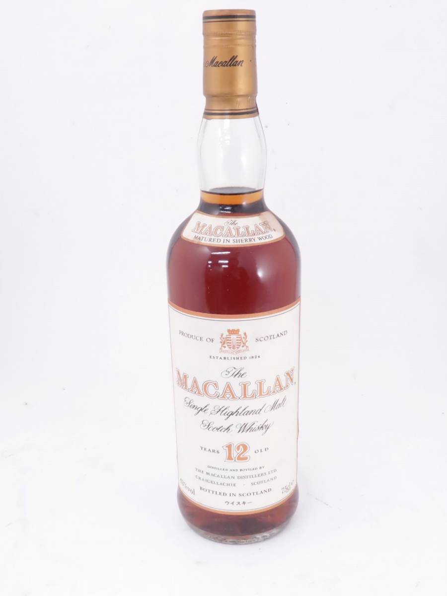 【人気セール，格安】 未開栓 The MACALLAN マッカラン 12年 シェリーウッド MATURED SHERRY WOOD 旧ボトル 750ml ウイスキー(スコッチ)｜売買されたオークション情報、yahooの商品情報をアーカイブ公開 - オークファン スコッチ