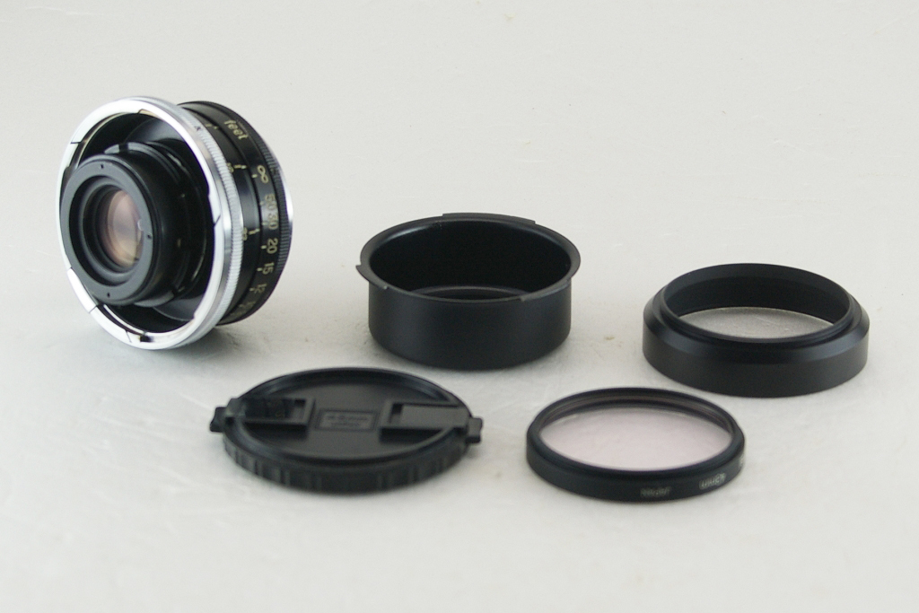 Nikon W-NIKKOR C3.5cmF2.5 Sマウント社外フード付実用品 Nikkor 35mm