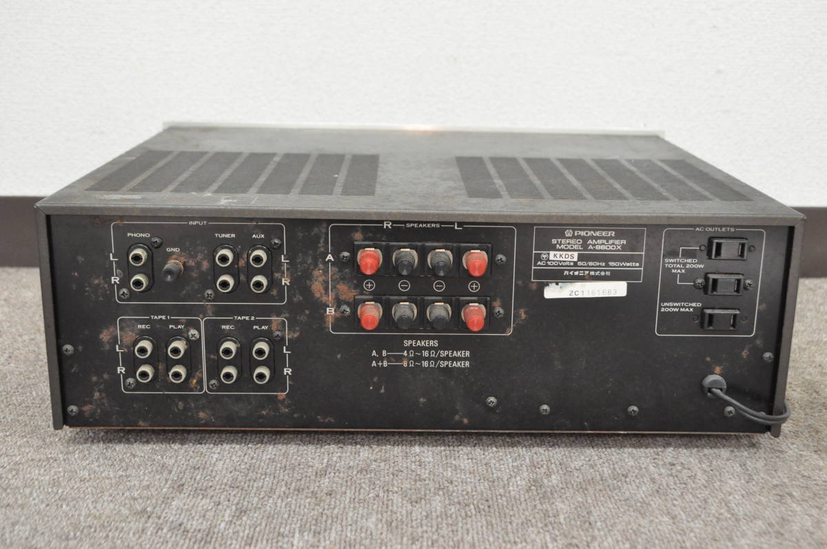 ☆音出しOK☆PIONEER パイオニア A-8600X ステレオプリメインアンプ