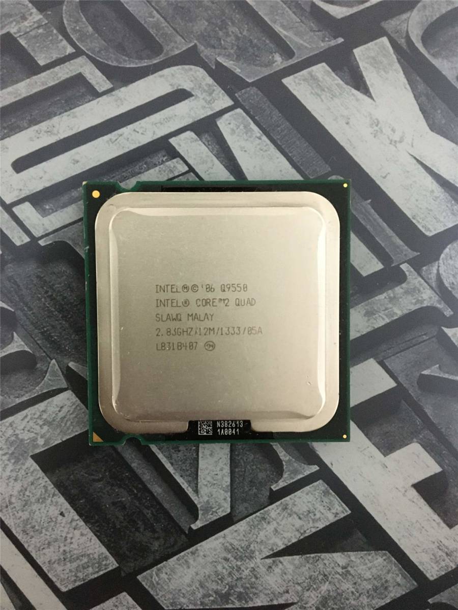 Intel Core2 quad Q9550 CPU 美品☆1年保証☆グリス付 インテル 2.83GHz 動作確認 #1A0041 Intel ...