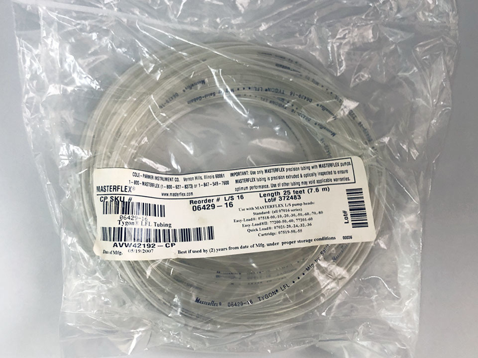 人気セール，2026 品 送液ポンプ用チューブ L/S16 06429-16 Tygon LFL MasterFlex 管理番号 F0-0127(ポンプ)｜売買されたオークション情報、yahooの商品情報をアーカイブ公開 - オークファン ポンプ