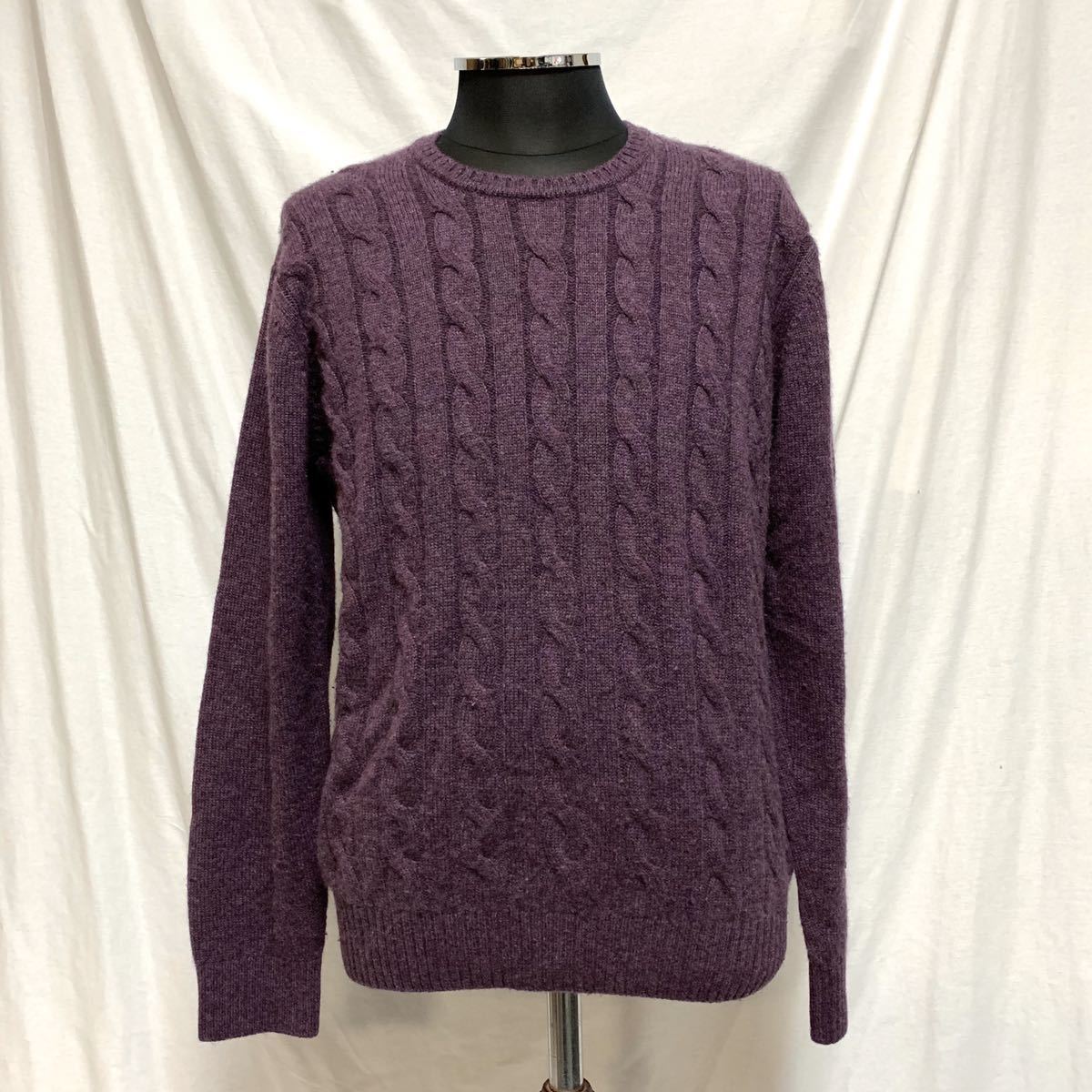 アクアスキュータム Aquascutum カシミヤ100% スコットランド製