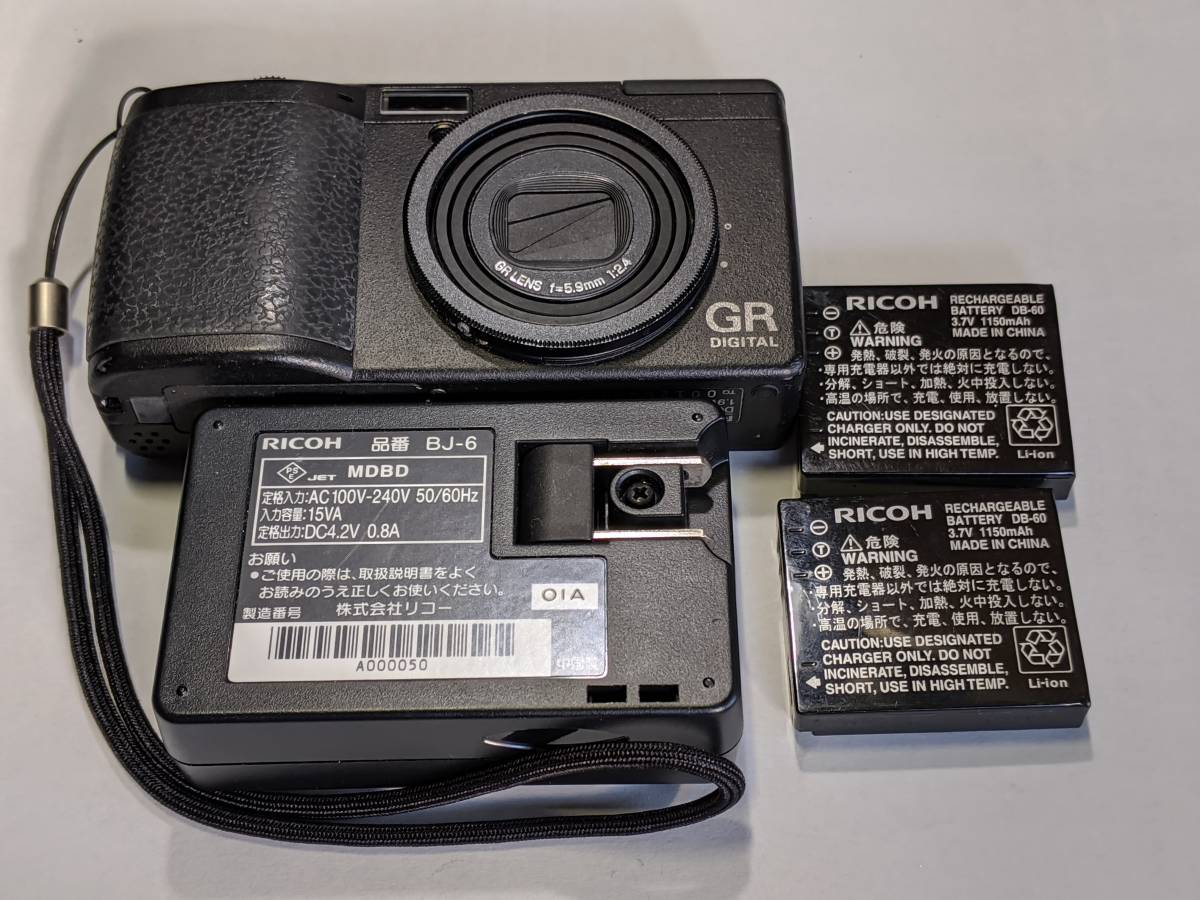 GR デジタルカメラ RICOH DIGITAL II ⁄ リコー 中古 0 Digital 