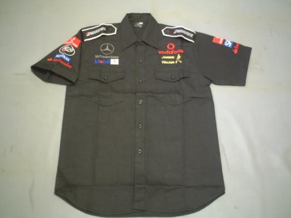  必見 激安 Mclaren Mercedes Team マクラーレンチームの 綺麗な ピットクルーシャツ 黒 L 超特価品 SALE(F1)｜売買されたオークション情報、yahooの商品情報をアーカイブ公開 - オークファン F1