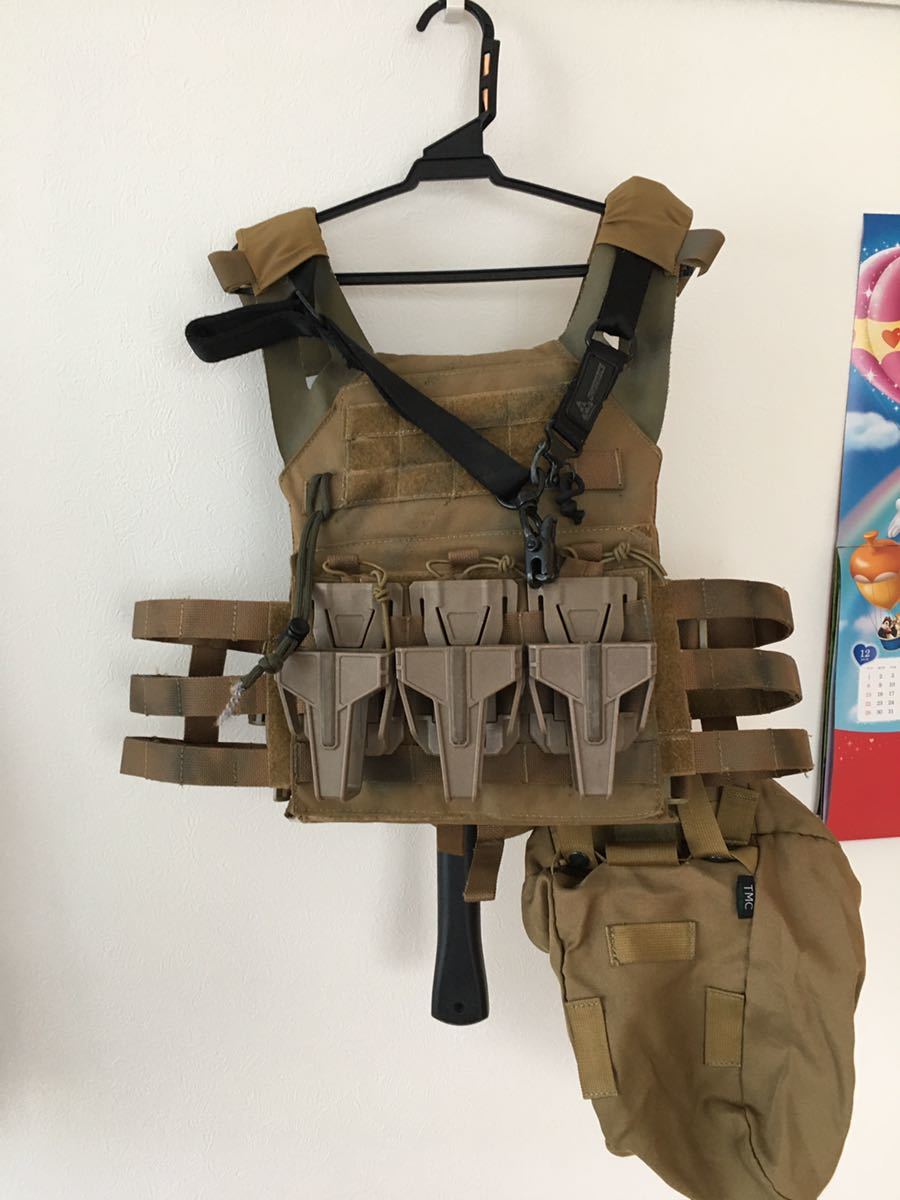 TMC プレートキャリア マルチカム CORDURA サバゲー装備 サバゲー TMC プレートキャリア 装備 JAPAN TAILOR GOGO - SD ブラック