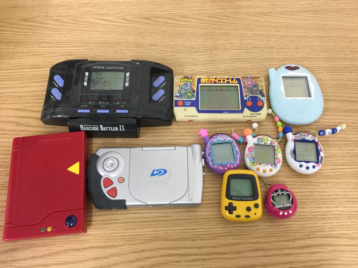 06 307 ジャンク品 電子ゲーム まとめて たまごっち ポケットピカチュウ Dターミナル デジバイス Sdガンダム 等 通電 動作未確認 電子玩具 売買されたオークション情報 Yahooの商品情報をアーカイブ公開 オークファン Aucfan Com