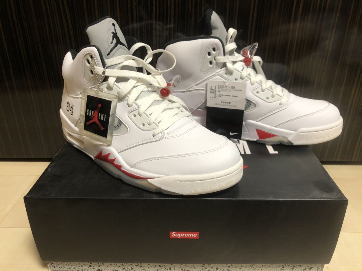 15AW Supreme NIKE AIR JORDAN 5 RETRO SUPREME US11 29cm 15AW Supreme NIKE AIR JORDAN 5 RETRO SUPREME US11 29cm