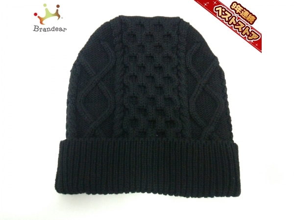 爆買い，お買い得 プラダ PRADA ニット帽 M ウール 黒 帽子(その他)｜売買されたオークション情報、yahooの商品情報をアーカイブ公開 - オークファン 服飾小物