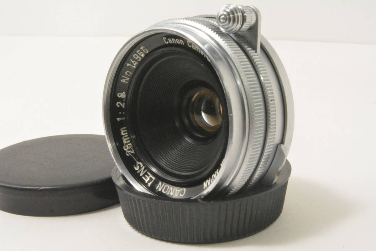 ライカLマウント☆良品☆キャノン CANON LENS 28mm f2.8 希少品 カメラ