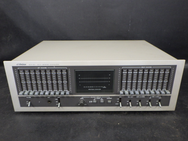 定番，正規品 新 ん ビクター グラフィックイコライザー SEA-80 通電確認のみ(イコライザー)｜売買されたオークション情報、yahooの商品情報をアーカイブ公開 - オークファン イコライザー