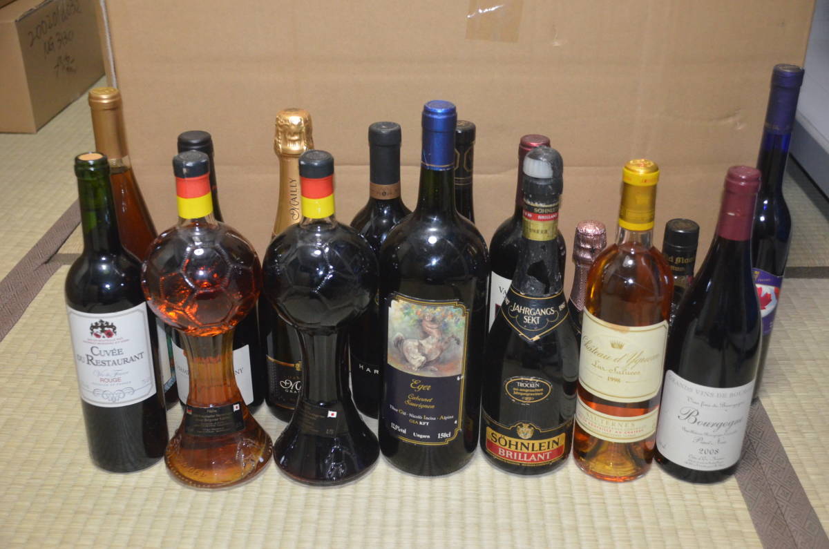 未開栓 ワイン・果実酒等 16本 まとめ売りセット お得 お酒 大量